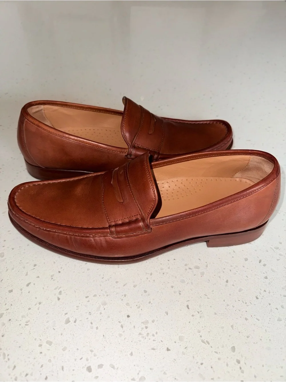 Cole Haan Men's Penny Loafers in Chestnut Brown